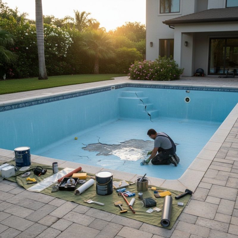 Swimming Pool Slab Repair
